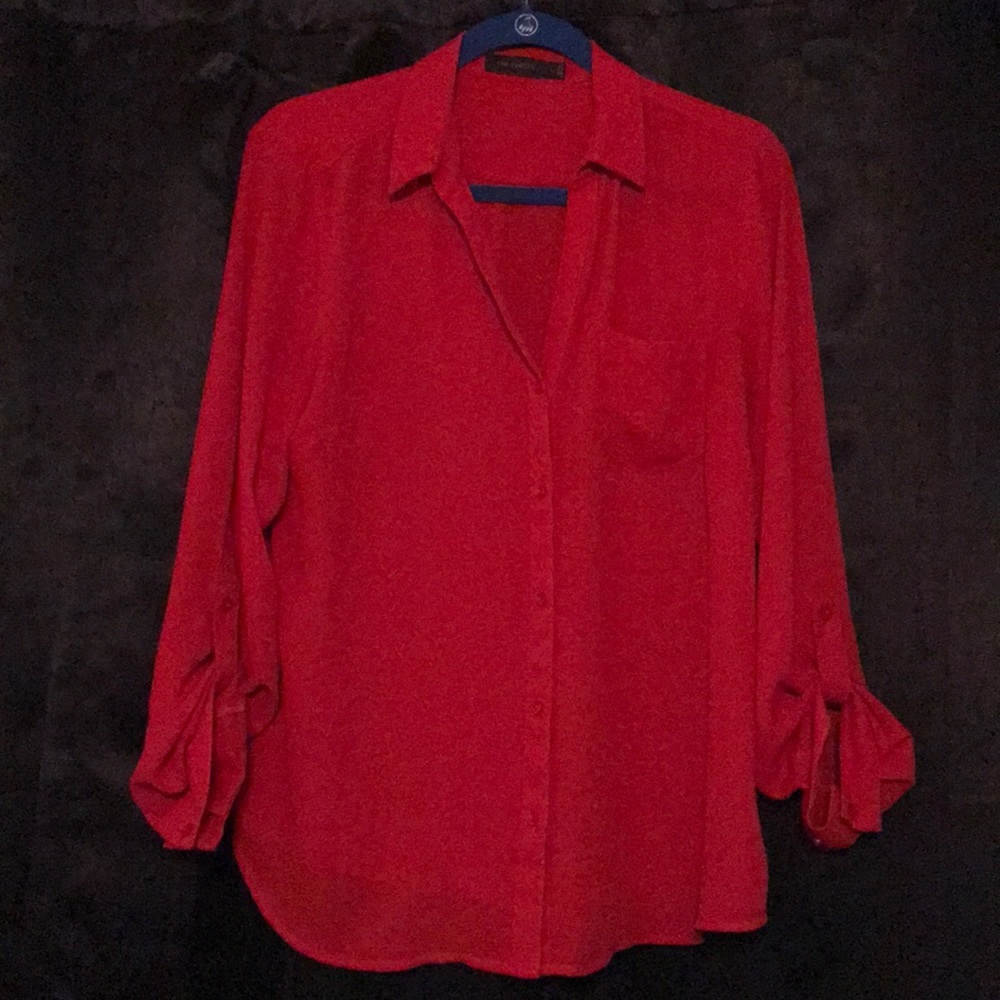 The Limited Red Blouse